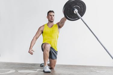 Nobull Neon Men's Tank Tops Yellow Camo | Australia (BP8604)